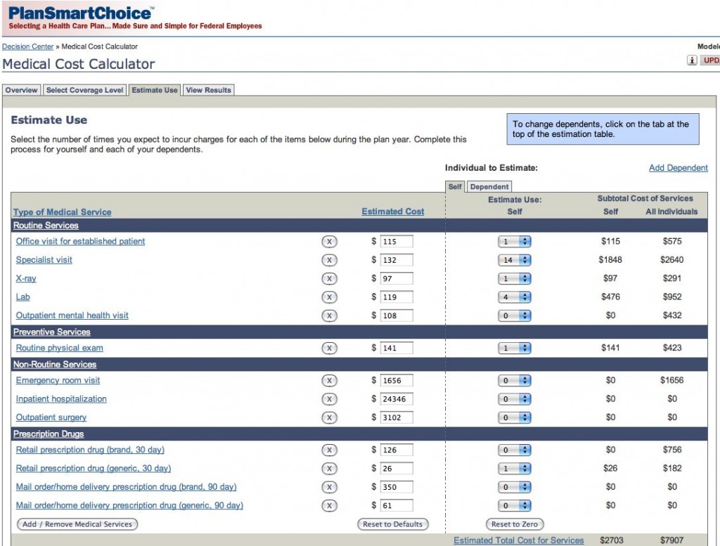 FEHB Open Season Using PlanSmartChoice to compare FEHB Health Plans